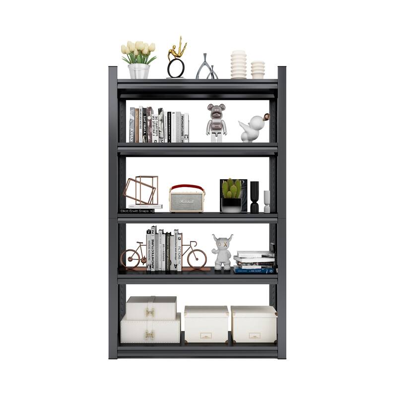 72"H 5 Tier Metal Shelves,2000LBS Heavy Duty Storage Shelves Adjustable Garage Shelf Unit Storage Utility Rack