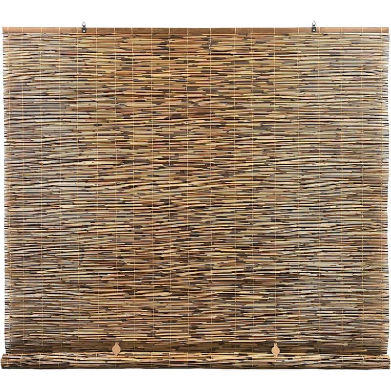Radiance 72-inch Cocoa Peeled and Polished Reed Blind