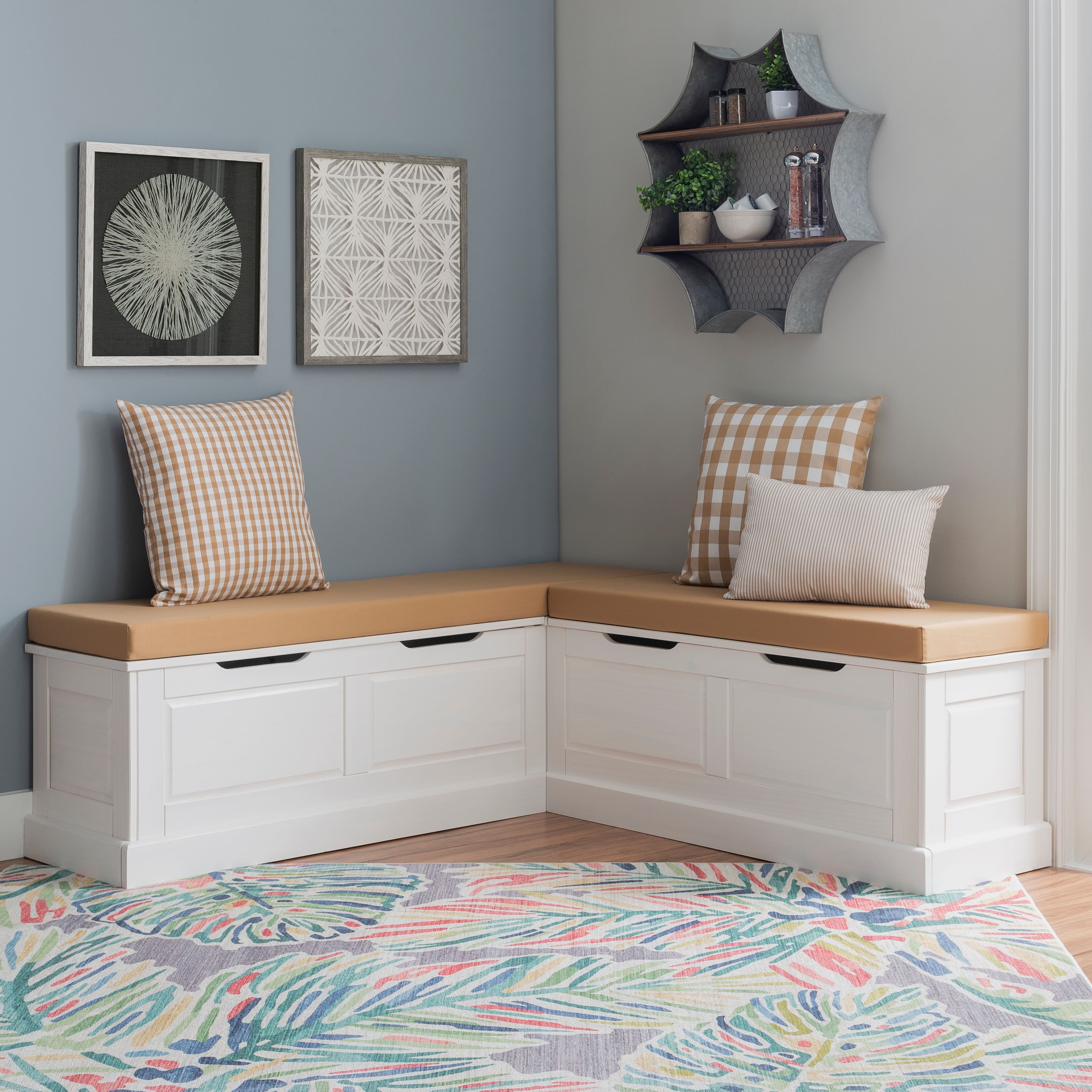 Option White with Beige Cushions