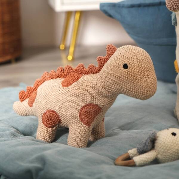 slide 2 of 4, Expobazaar Soft Dino (Beige) Stuffed Toy