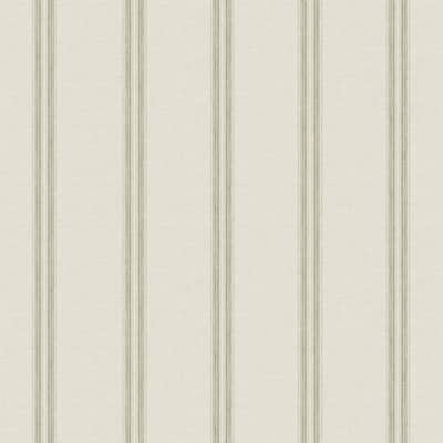 Chesapeake Johnny Green Stripes Wallpaper