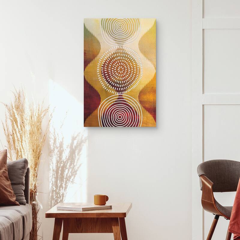 Sleek Tribal by Nikki Chu Canvas Art Print