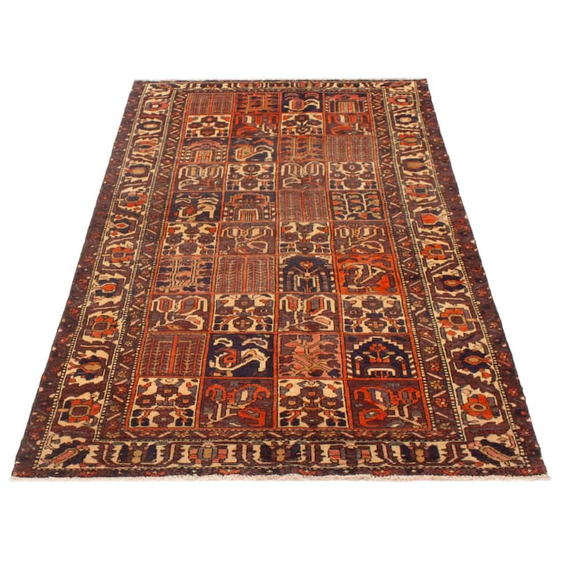 ECARPETGALLERY Hand-knotted Kayseri Vintage Red Wool Rug - 5'2 x 9'8