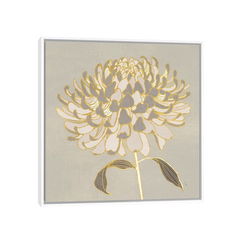 iCanvas "Sarah's Garden Gatsby IV" by Sarah Adams Framed - White - 18x18