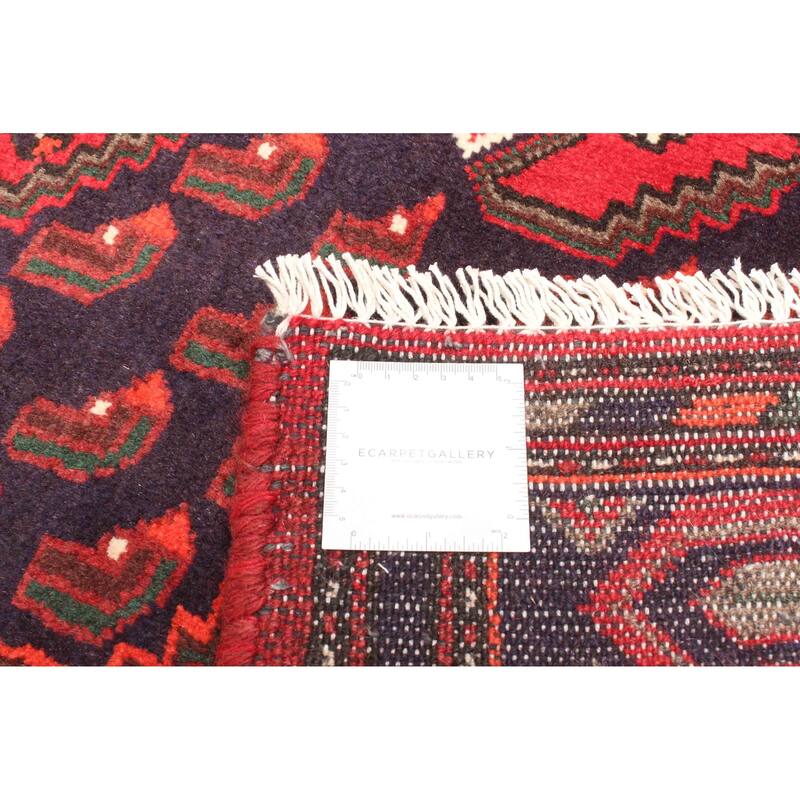 ECARPETGALLERY Hand-knotted Andelz Navy Wool Rug - 3'8 x 6'5