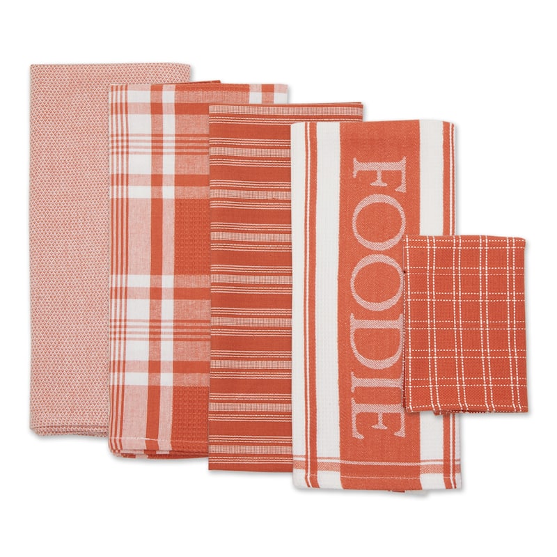 DII Foodie Dishtowel And Dishcloth 5 Piece