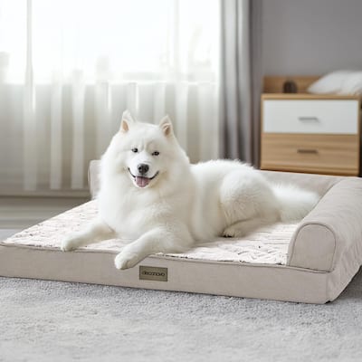 Deconovo Waterproof Orthopedic Dog Sofa Bed with Velvet Cover