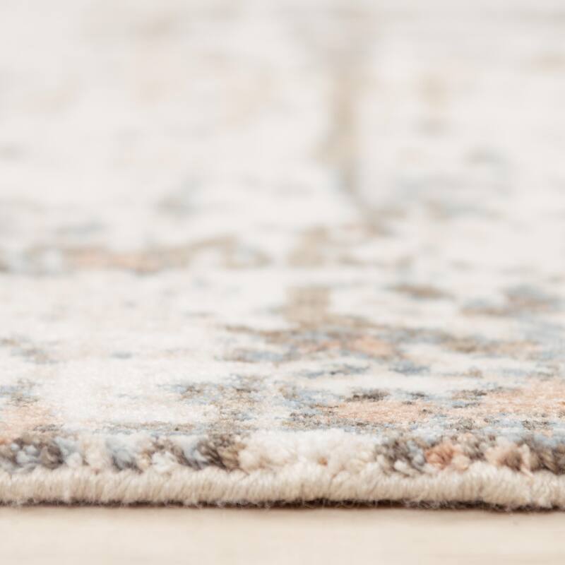 Alora Decor Jade Transitional Ivory/Multi Recycled Polyester Area Rug