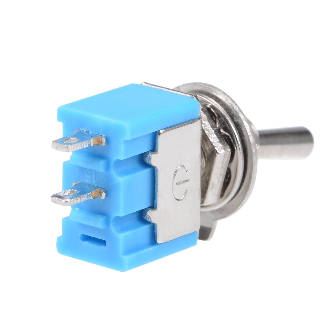 5 Pcs 125vac 6a Amps On Off 2 Position Terminal Spdt Latching Toggle Switch Bule
