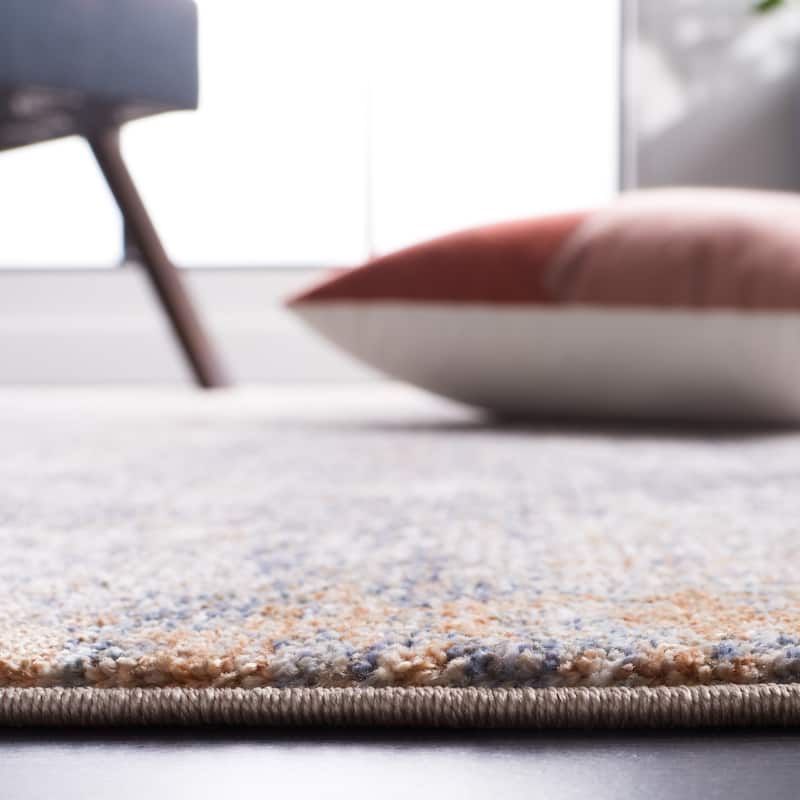 SAFAVIEH Jasmine Caryn Vintage Rug - 5'3" Square - Grey/Taupe