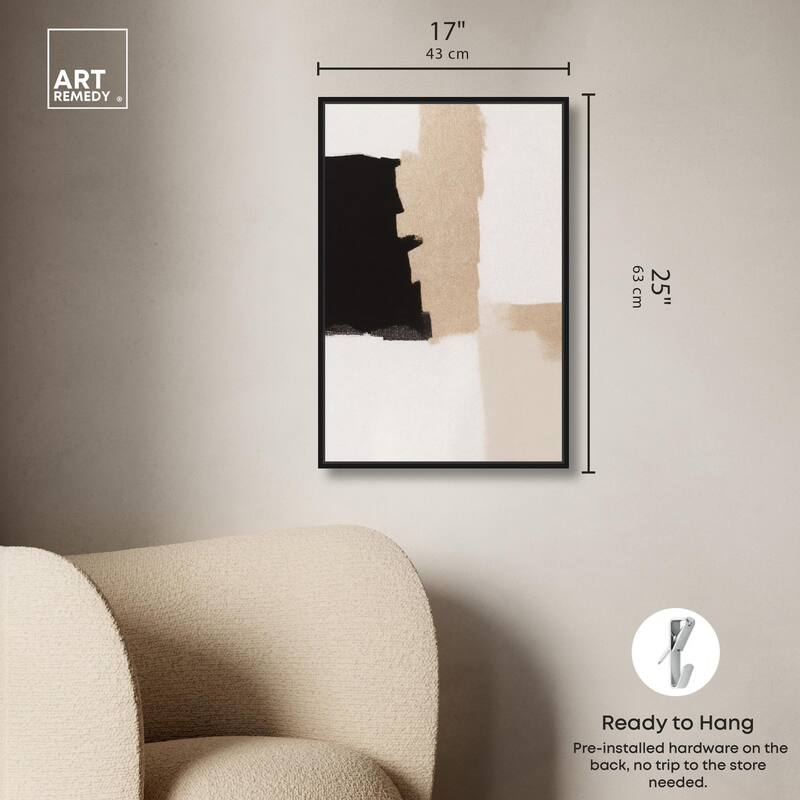 Earth and Ink IV Canvas by Art Remedy
