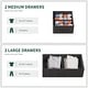preview thumbnail 28 of 30, Dresser for Bedroom with 5 Drawers