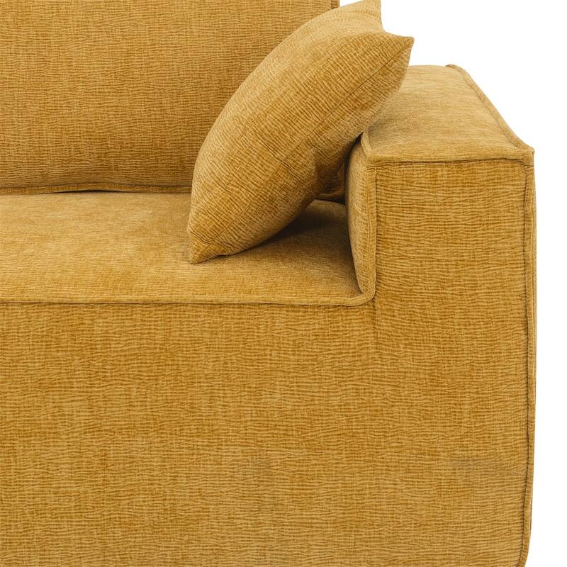 Minimalist Style Modular Sectional Sofa,L-Shaped Compressed Sofa