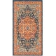 preview thumbnail 42 of 102, SAFAVIEH Evoke Jacki Vintage Boho Medallion Rug 2'2" x 4' - Blue/Orange - Rectangle
