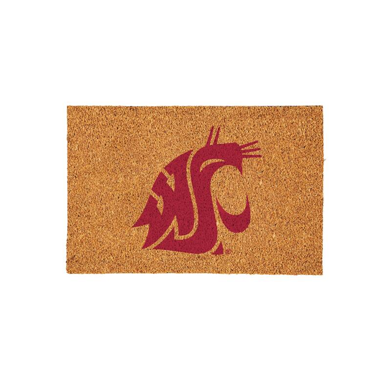 Washington State University Full Color Indoor/Outdoor Coir Mat
