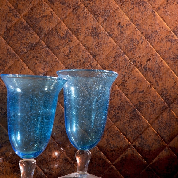 slide 1 of 8, Fasade Quilted Moonstone Copper 15-square Foot Backsplash 15 Sq Ft Kit