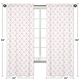preview thumbnail 5 of 3, Sweet Jojo Designs Pink Bows Girl 84in Window Treatment Curtain Panel Drapes Pair - for Ballerina Ballet Princess Collection