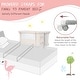 preview thumbnail 19 of 17, Babyjoy 3-in-1 Baby Bassinet Beside Sleeper Crib with 5-Level - See Details