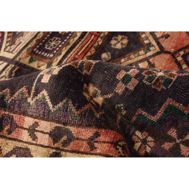 ECARPETGALLERY Hand-knotted Konya Anatolian Dark Navy Wool Rug - 4'11 x 6'6