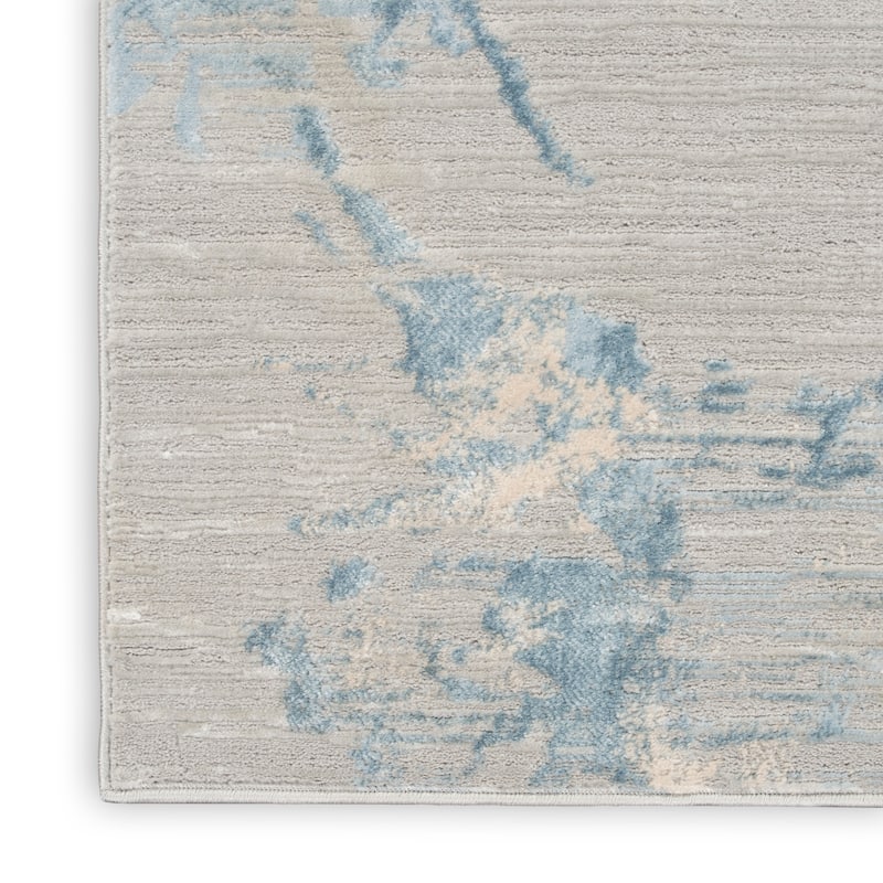 Calvin Klein Enchanting Botanical Floral Abstract Area Rug
