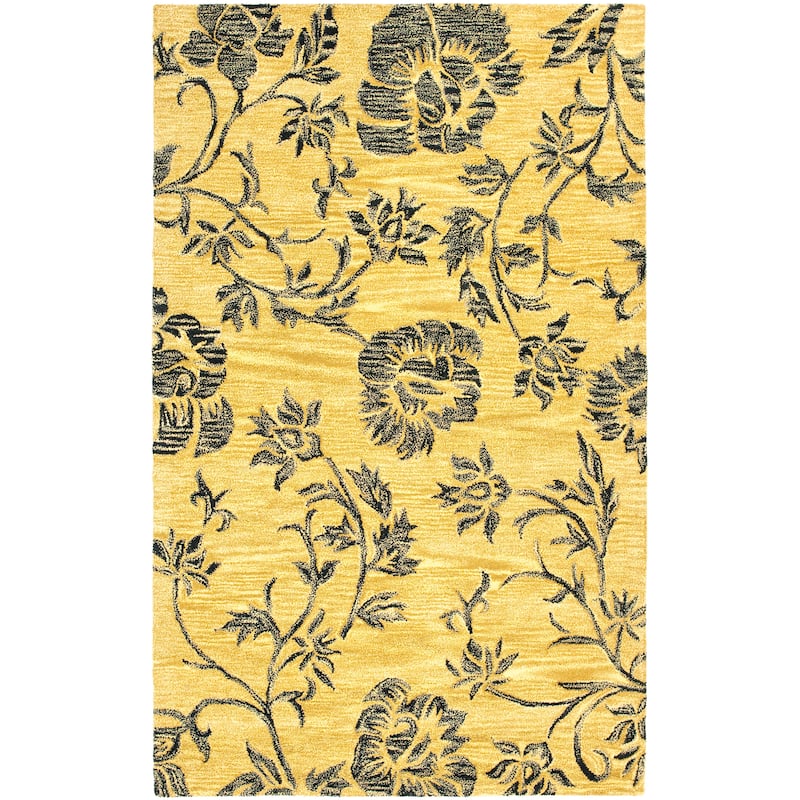 SAFAVIEH Handmade Soho Mallory Floral N.Z. Wool Rug