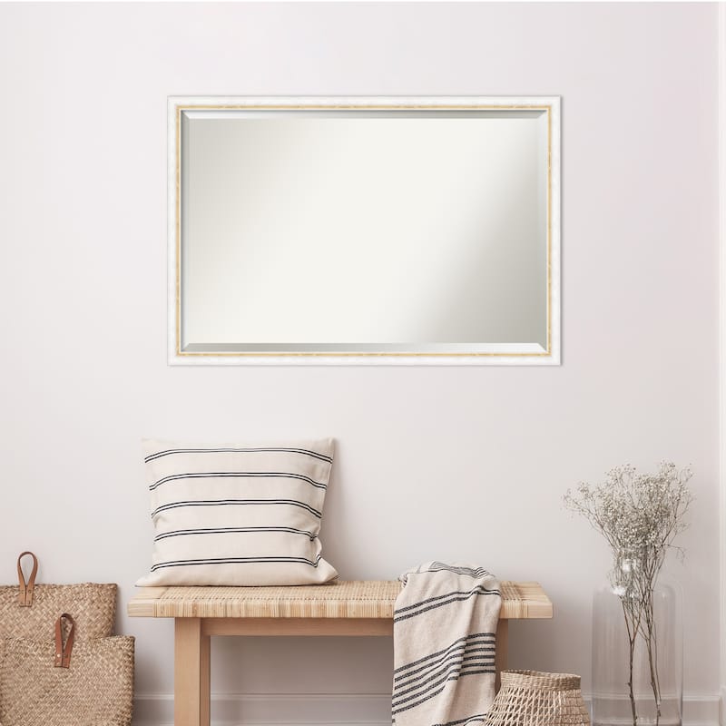 Morgan Beveled Wood Framed Wall Mirror