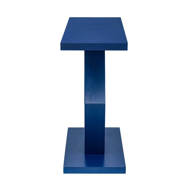 Modern Entryway Table W/Innovative Hollow Hexagon Leg Structure and Premium Fir Veneer Finish for Hallway, Entryway