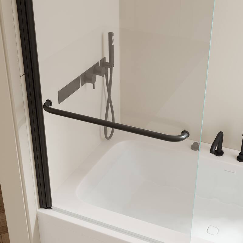 Rise and down rotation shaft door Shower Doors