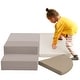 preview thumbnail 2 of 14, Soft Climb and Crawl Foam Playset, Safe Soft Foam Nugget Block for Infants, Preschools, Toddlers, Kids Crawling and Climbing