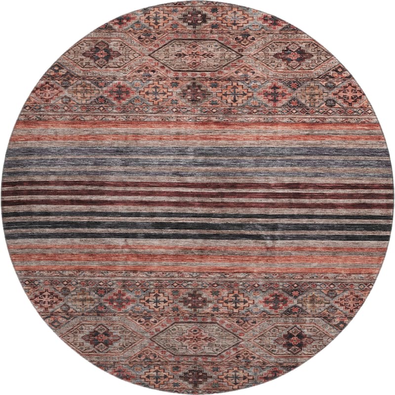 Premium Washable Super Soft Boho Stripes Mayfield Rug
