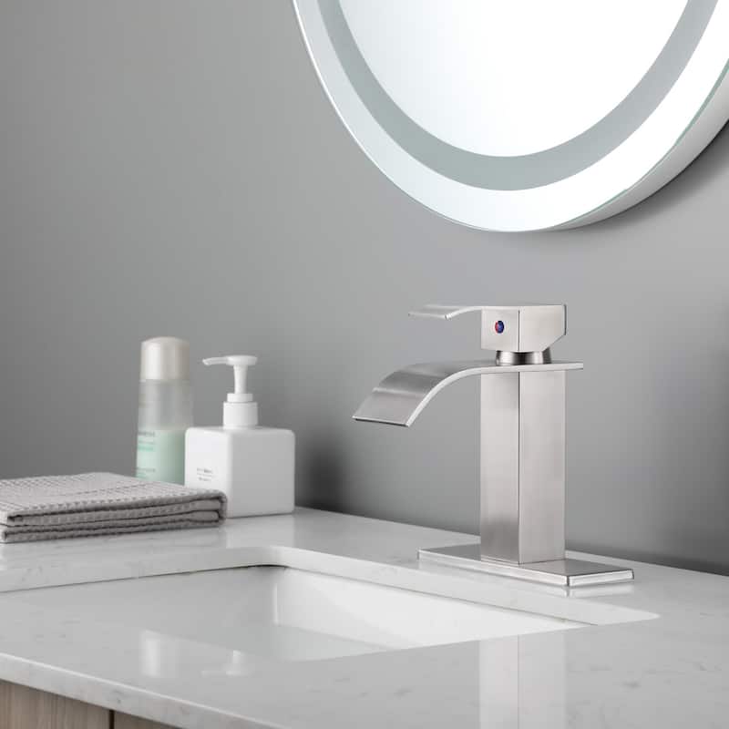 Single Hole Bathroom Faucet - Brushed Nickel