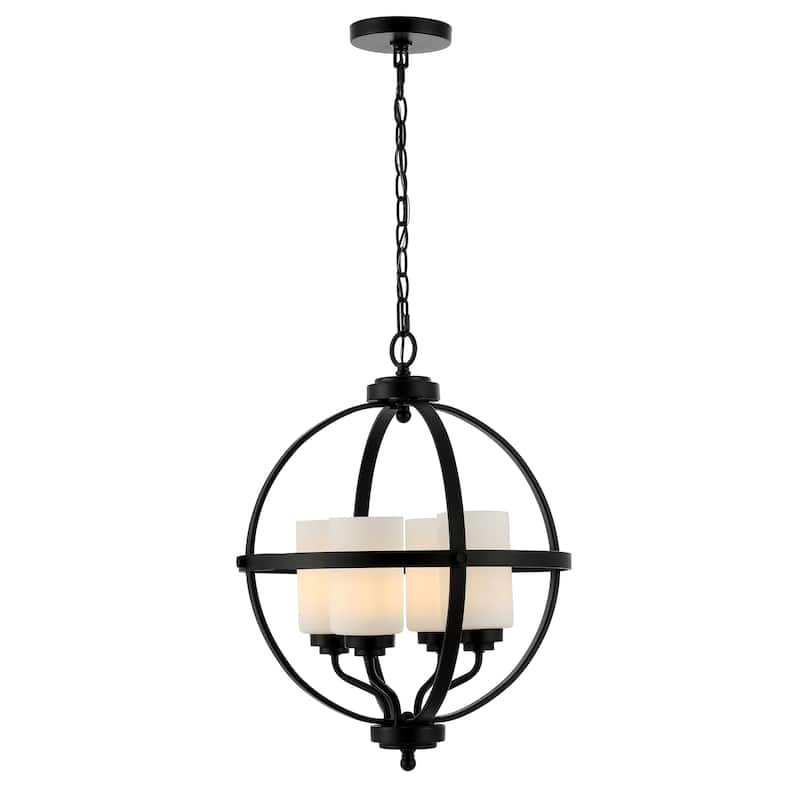SAFAVIEH Lighting Forler 4-light LED Adjustable Pendant - 17"W x 17"D x 98"H