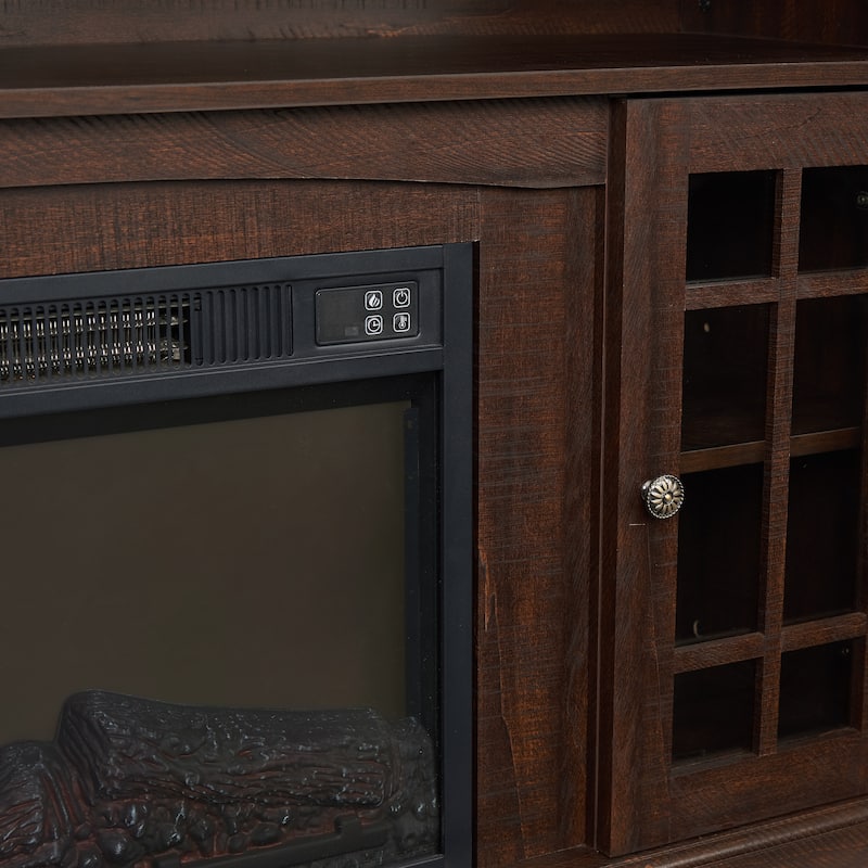 TV Stand with Adjustable Shelves, Media Console with Storage Cabinet, Entertainment Center with Cable Management