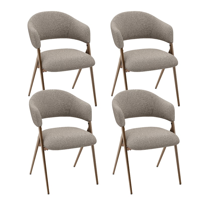 Modern Reclining Dining Chairs, 135° Back & 18.9" Wide Seat with Thick Cushion