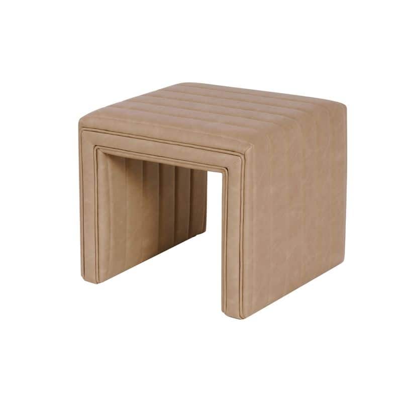 HomePop Modern Channel Ottoman