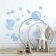 preview thumbnail 3 of 3, RoomMates Blue Bubbles Wall Decals