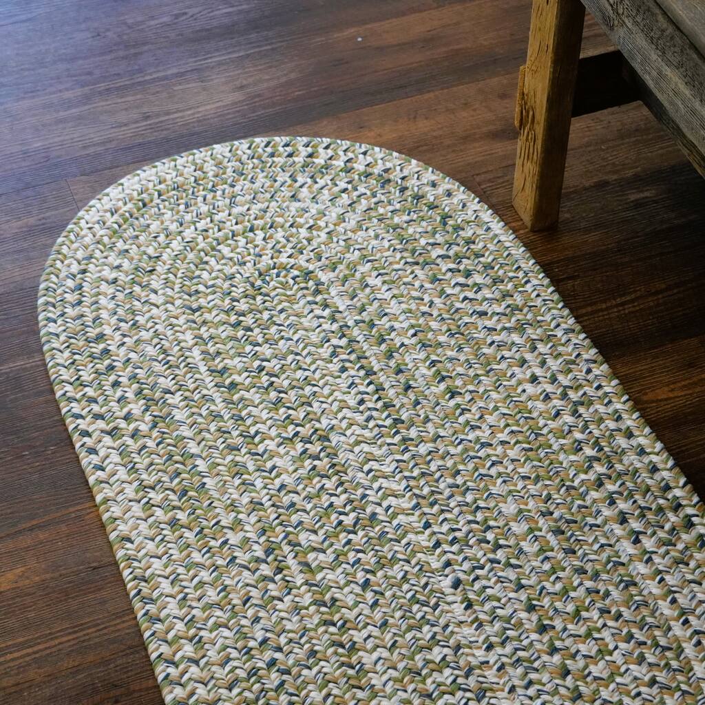 Colonial Mills Zelli Multi-Colored Indoor / Outdoor Braided Runner Rug