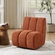 preview thumbnail 2 of 36, Art Leon Swivel Accent Chair Orange