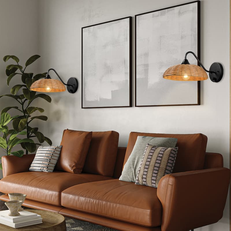 Globe Electric 91009610 Brittany 7" Tall Wall Sconce