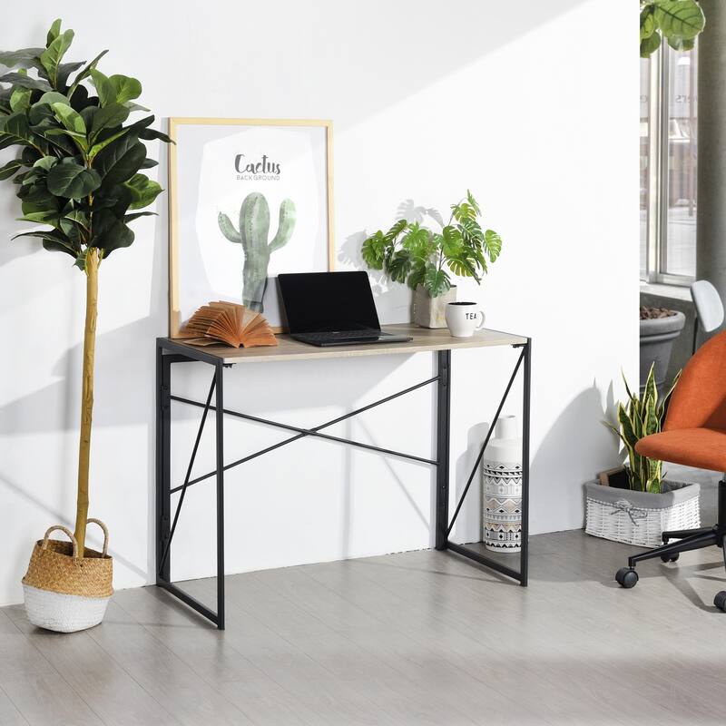 Homy Casa Modern Folding Table, Multipurpose for Board & Game Play
