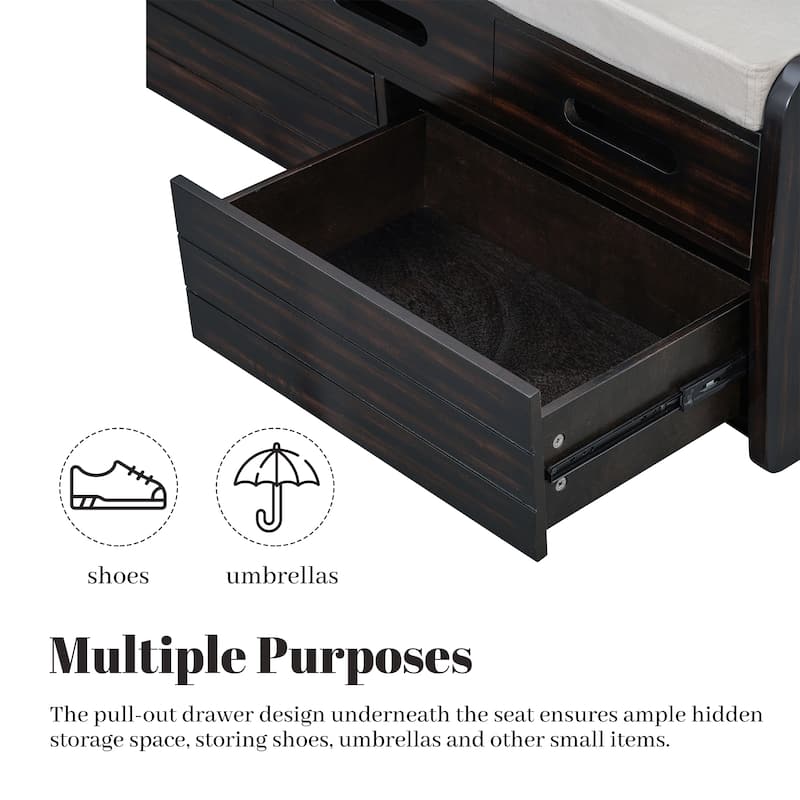 Shoe Bench for Living Room,Entryway