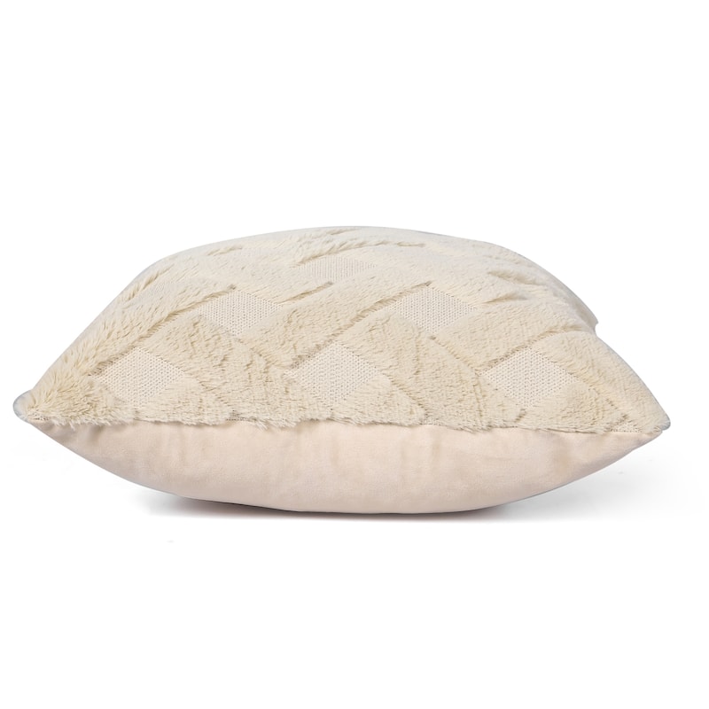 Adeco Set of 2 18"x 18" Throw Pillow Covers