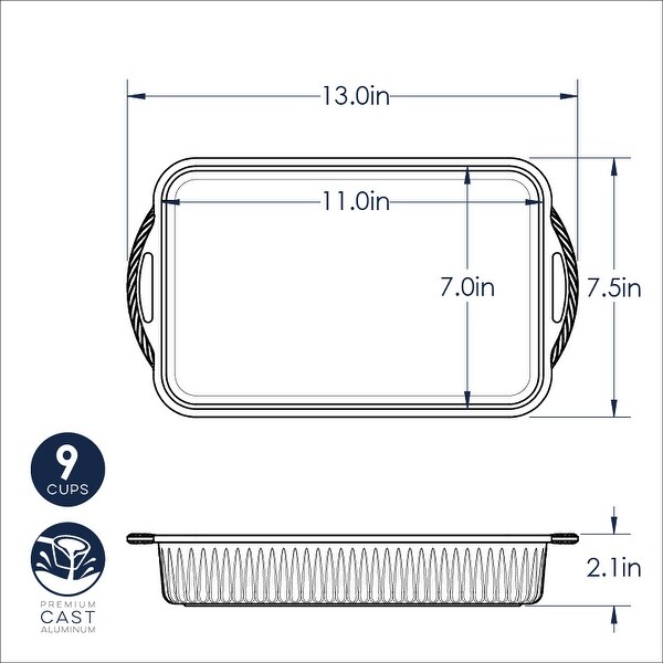 Nordic Ware ProCast 7x11 Baking Pan On Sale Bed Bath Beyond 37702922