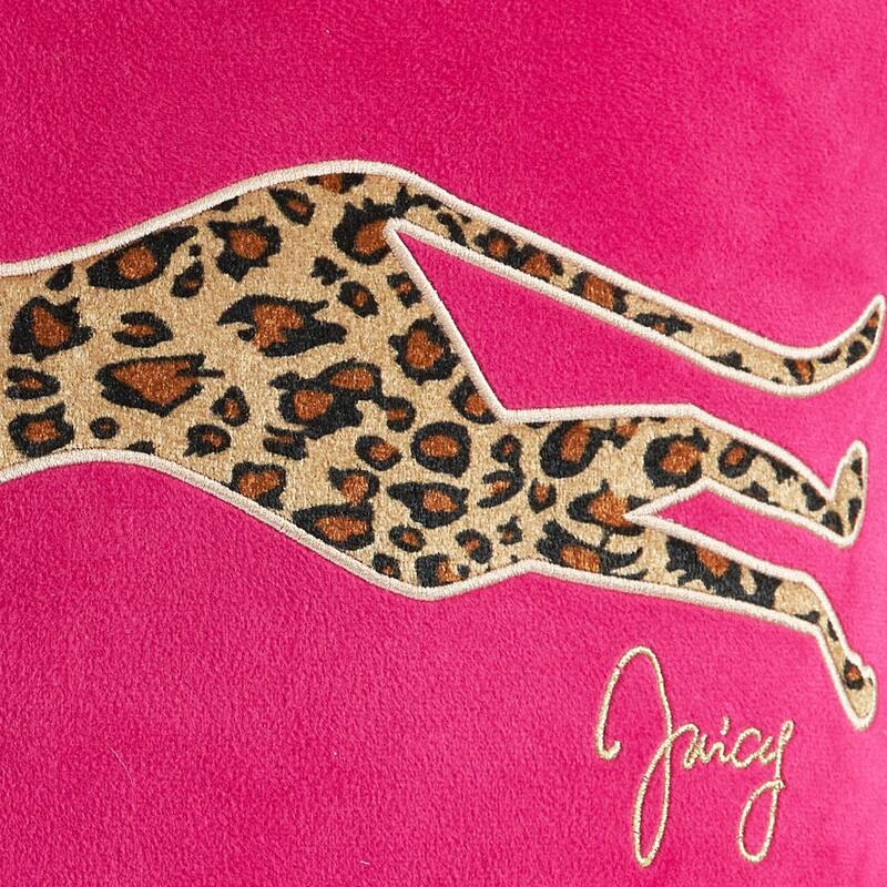 Juicy Couture Velvet Cheetah Pillow 14" x 24"