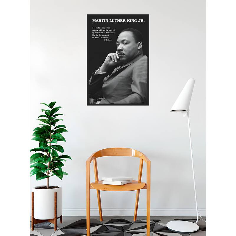 Martin Luther King Jr. - Character Framed Art Poster - 24 x 36 Inch