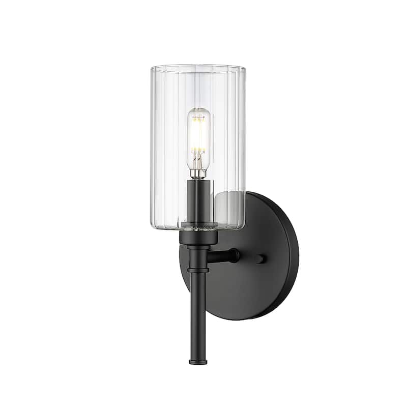 Chastine 1-Light Wall Sconce - Matte Black