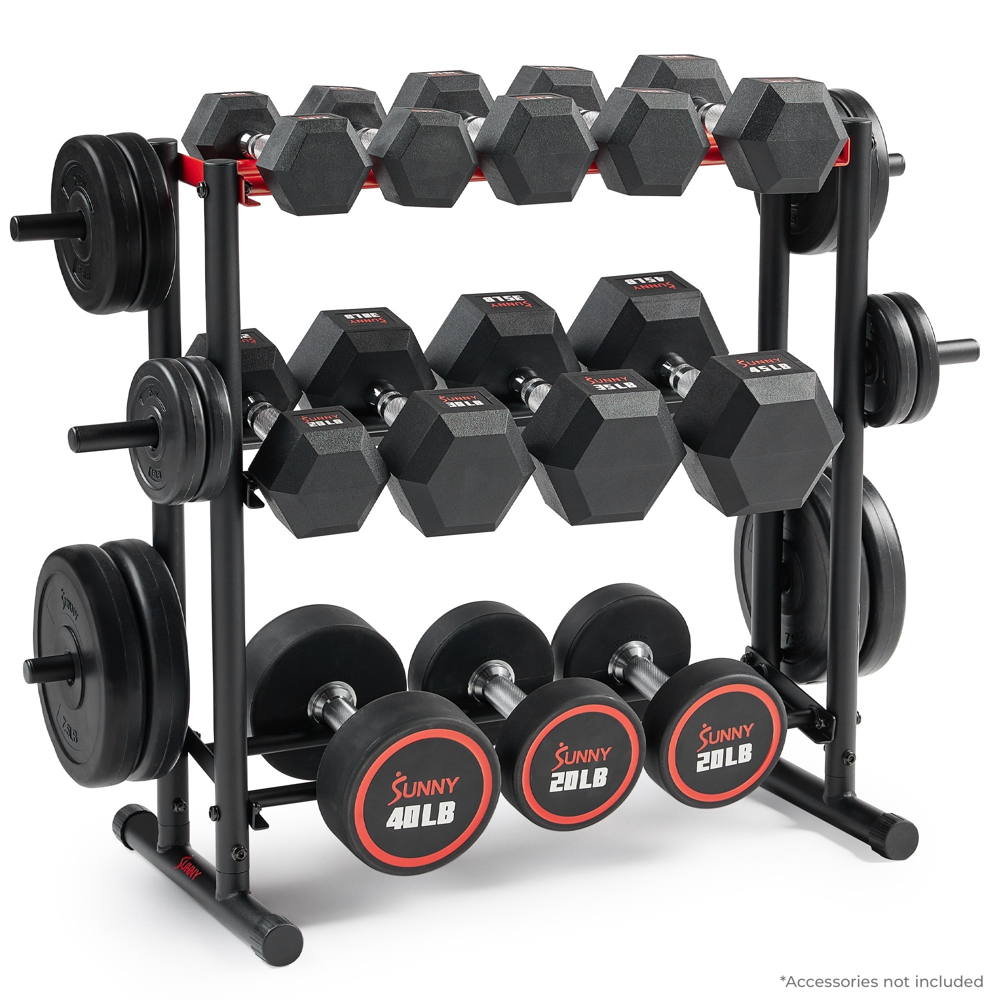 Impex three tier dumbbell rack clearance