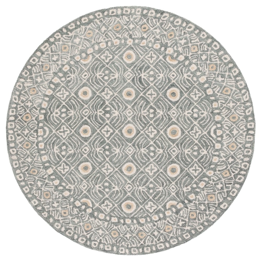 SAFAVIEH Handmade Micro-Loop Reglind Wool Rug