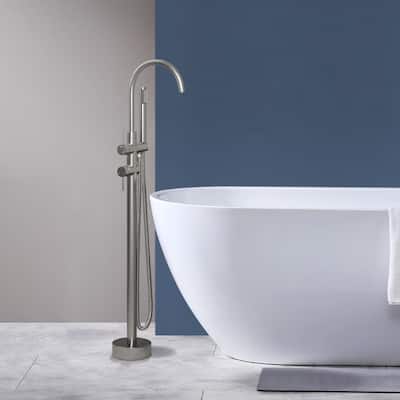 Topcraft Freestanding Bathtub Faucet with Handheld Showerhead