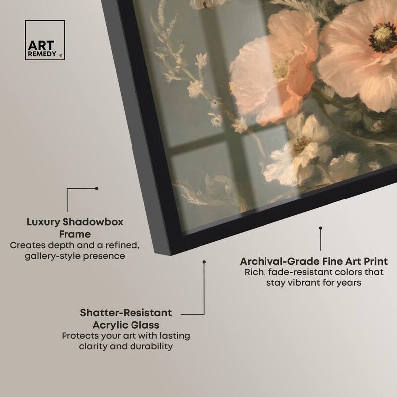 Shadowed Flutter Shadowbox by Art Remedy